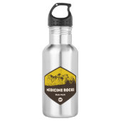 Staat Montana Edelstahlflasche (Vorderseite)