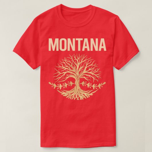 Staat Montana T-Shirt (Design vorne)
