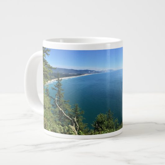 Staat Mountain/Coast Washington Jumbo-Tasse (Vorderseite Links)