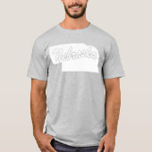 Staat Nebraska Form T - Shirt (Vorderseite)