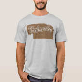 Staat Nebraska Form T - Shirt (Vorderseite)