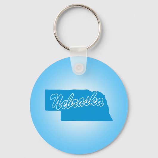 Staat Nebraska Schlüsselanhänger (Vorderseite)