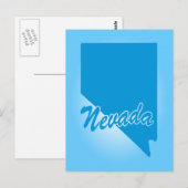 Staat Nevada Postkarte (Vorne/Hinten)