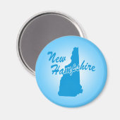 Staat New Hampshire Magnet (Vorderseite/Rückseite)