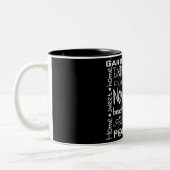 Staat/New Jersey Zwei-Tone-Kaffee-Tasse Zweifarbige Tasse (Links)