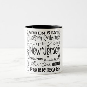 Staat/New Jersey Zweifarbige Tasse