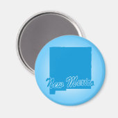 Staat New Mexico Magnet (Vorderseite/Rückseite)