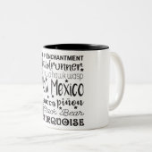 Staat/New Mexiko Zweifarbige Tasse (VorderseiteRechts)