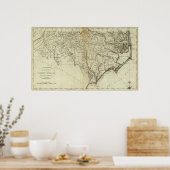 Staat North Carolina 2 Poster (Küche)