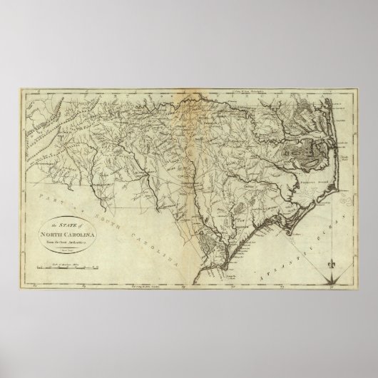 Staat North Carolina 2 Poster (Vorne)