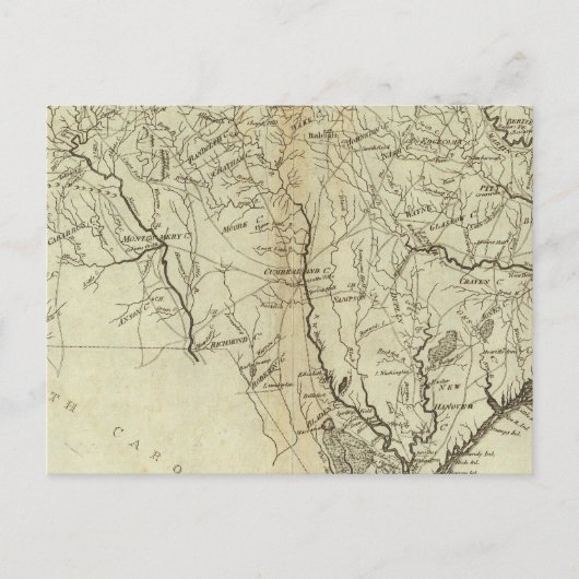 Staat North Carolina 2 Postkarte (Vorderseite)