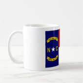 Staat-North Carolina-Flagge Kaffeetasse (Links)