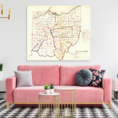 Staat Ohio Leinwanddruck (Insitu (Wohnzimmer))