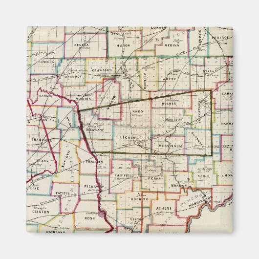 Staat Ohio Magnet (Vorne)