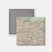 Staat Ohio Magnet (Vorderseite/Rückseite)