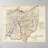 Staat Ohio Poster (Vorne)