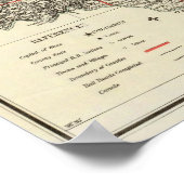 Staat Ohio Poster (Ecke)