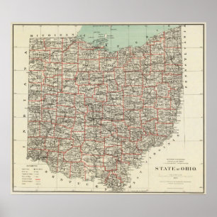 Staat Ohio Poster