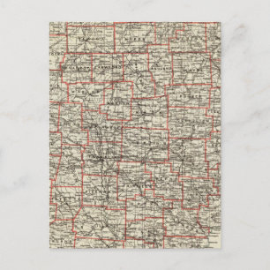 Staat Ohio Postkarte