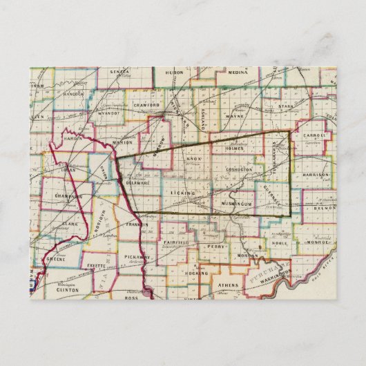 Staat Ohio Postkarte (Vorderseite)