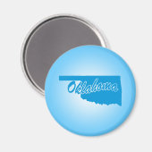 Staat Oklahoma Magnet (Vorderseite/Rückseite)