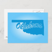 Staat Oklahoma Postkarte (Vorne/Hinten)