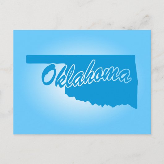 Staat Oklahoma Postkarte (Vorderseite)