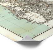 Staat Oregon Poster (Ecke)