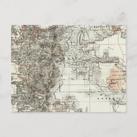 Staat Oregon Postkarte (Vorderseite)