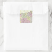 Staat Oregon Quadratischer Aufkleber (Tasche)