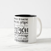 Staat/Oregon Zweifarbige Tasse (VorderseiteRechts)