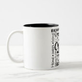Staat/Oregon Zweifarbige Tasse (Links)