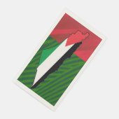 "Staat Palästina" Handtücher aus dem Gästebuch Serviette (Ecke)