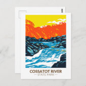 Staat Park Arkansas Vintag Postkarte (Vorne/Hinten)