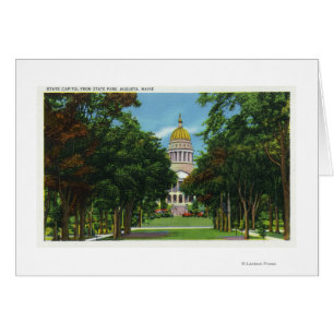 Staat Park Blick auf das Staat Hauptstadt Gebäude