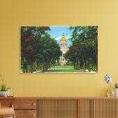 Staat Park Blick auf das Staat Hauptstadt Gebäude Leinwanddruck (Insitu (Wohnzimmer))