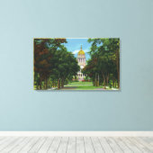 Staat Park Blick auf das Staat Hauptstadt Gebäude Leinwanddruck (Insitu (Holzboden))