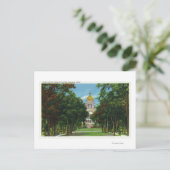 Staat Park Blick auf das Staat Hauptstadt Gebäude Postkarte (Stehend Vorderseite)