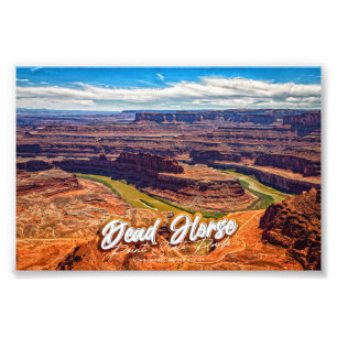 Staat Park Dead Horse Point Fotodruck