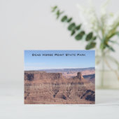 Staat Park Dead Horse Point Postkarte (Stehend Vorderseite)