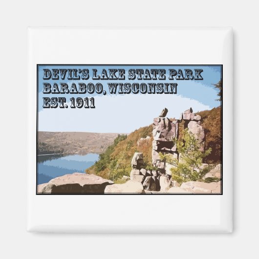 Staat Park des Teufels Magnet (Vorne)