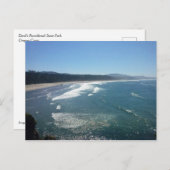 Staat Park des Teufels, Oregon Coast Postkarte (Vorne/Hinten)