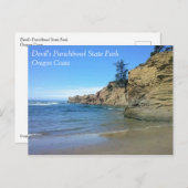 Staat Park des Teufels Punchbowl, OR Postkarte (Vorne/Hinten)