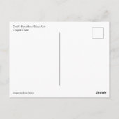 Staat Park des Teufels Punchbowl, OR Postkarte (Rückseite)