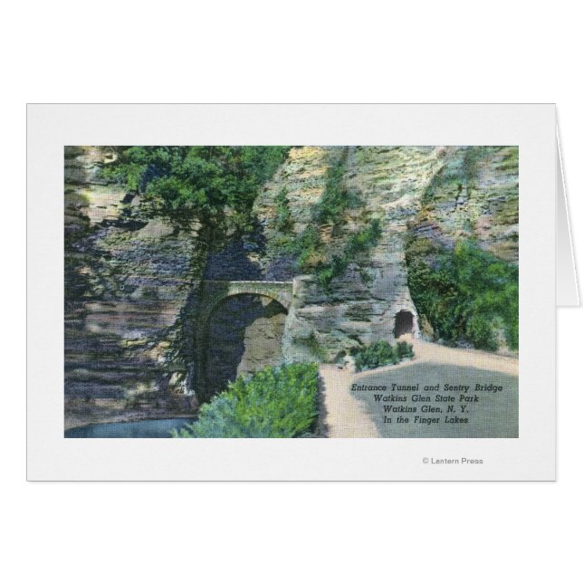 Staat Park Eingang Tunnel und Sentry Bridge (Vorderseite (Horizontal))