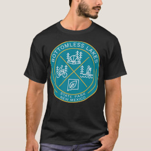 Staat Park Heraldisches Logo für Bottomless Seen T-Shirt
