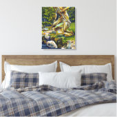 Staat Park Indian Statue Leinwanddruck (Insitu (Schlafzimmer))