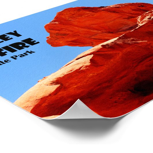 Staat Park Nevada USA Poster (Ecke)