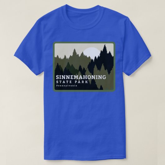 Staat Park Pennsylvania Wald Sunri T-Shirt (Design vorne)