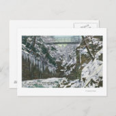 Staat Park Schlucht Hängebrücke Aussicht in Postkarte (Vorne/Hinten)